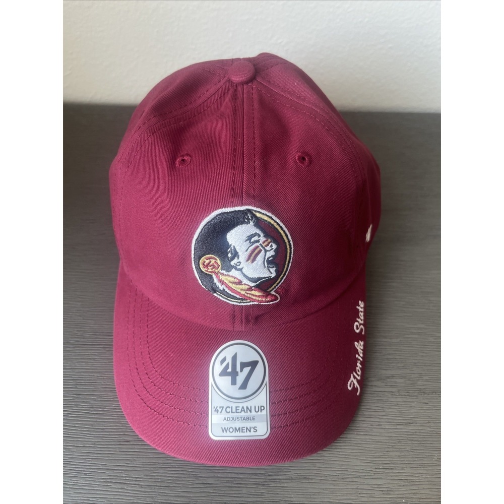 Florida State Seminoles FSU '47 Adjustable Strap Women's Clean Up Hat Cap NWT